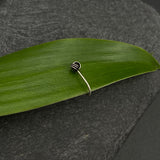 Tiny Silver Knot Clip-on