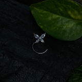 Zircon Butterfly Nose Pin
