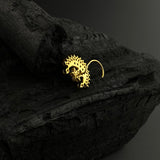 Chand Sitarey Nose Pin (Gold Plated)