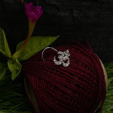 Zircon Studded OM Nose Pin