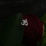 Zircon Studded OM Nose Pin