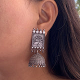 Classic Peacock Jhumkis
