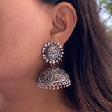 Intricate Cut Work Jhumkis