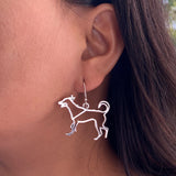 Pooch Lover Earrings (Silver)