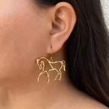 Pony Earrings (Gold)