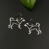 Pooch Lover Earrings (Silver)