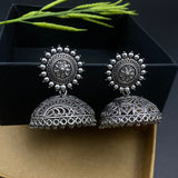 Intricate Cut Work Jhumkis