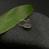 Trippy Ruby Flower Nose Clip-On