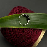 Black Beads Nose Ring