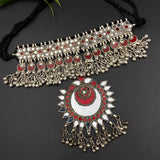 Auspicious Red Glass Necklace