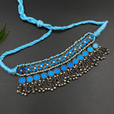 Turquoise Mirror Afghani Choker