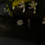 Zircon Flower Nose Pin