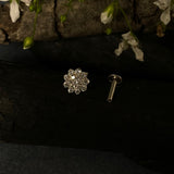 Zircon Flower Nose Pin