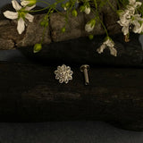 Zircon Flower Nose Pin