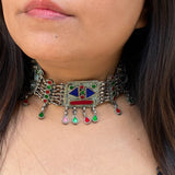 Multi Coloured Afghani Choker