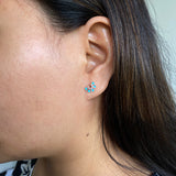 crescent Aqua Ear Studs