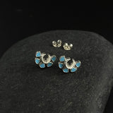 crescent Aqua Ear Studs