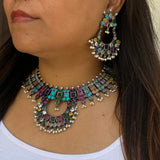 Rainbow Silver Jewellery Set