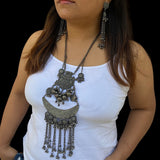 Boho Vibe Long Necklace & Earrings Set