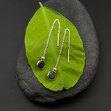 Round Black Stone Thread & Needle