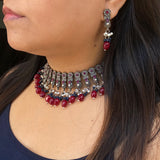 Raani Sa Ruby Haar Set