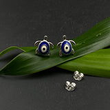 Turtle Evil Eye Ear Studs