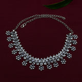 Floral Motif Necklace Choker