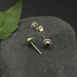 Aubergine Ear Studs