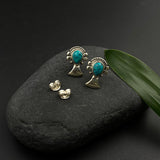 Wild Turquoise Ear Studs