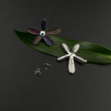 Psychedelic Flower Ear Studs