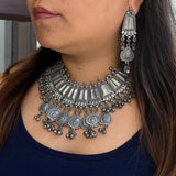 Peepal Leaf Charms Necklace Set