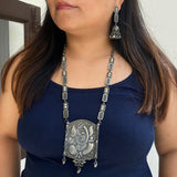 Ganesha Long Necklace & Jhumkis