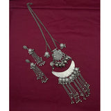 Boho Vibe Long Necklace & Earrings Set