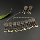 Ruby & Emerald Royal Choker Set