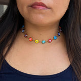 Trippy Evil Eye Choker