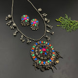 Bohemian Round Necklace & Earrings