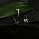 Crescent Moon Ear Studs