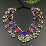 Afghani Blue Heart Necklace