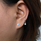 Zircon Clip-on Helix Rings