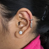 Feather Helix Rings