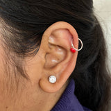 Red Helix Rings