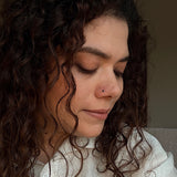 Tiny Black Star Nose Pin