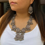 Lotus Embossed Jewelry Set