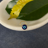 Evil Eye Gold Plated Nose Pin