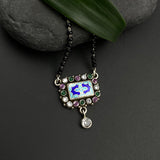Turq With Multi Stones Mangalsutra