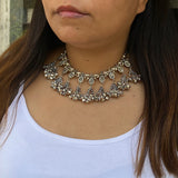 Floral Motifs & Ghungroo Choker