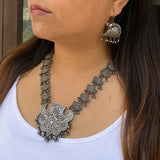 Royal Peacock Necklace & Earrings