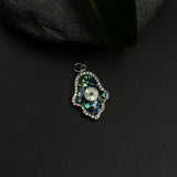 Mosaic Hamsa Pendant