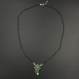 Emerald With Pearl Bead Mangalsutra