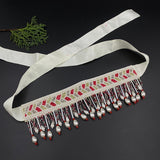 Aztec Bugle Beads Choker